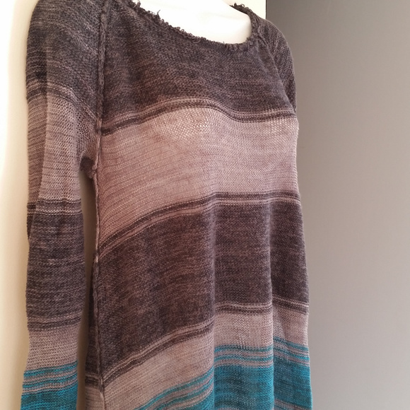 Free People Tops - Free People | Striped Tunic Sweater Medium